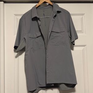 lululemon athletica Light Gray Men's Casual Shirt